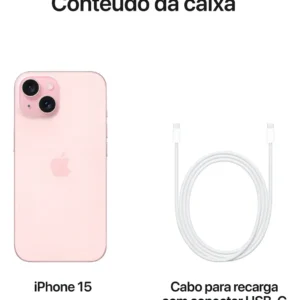 iPhone 15 128GB - Rosa - Nuevo