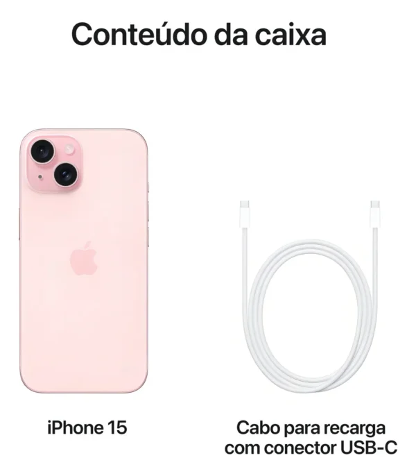 iPhone 15 128GB - Rosa - Nuevo