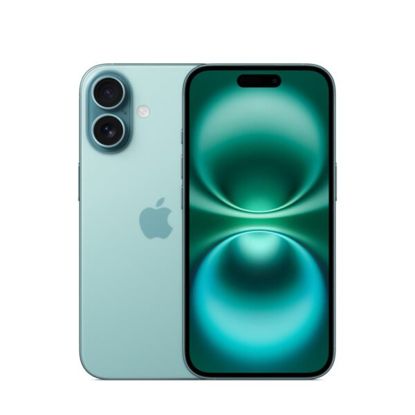 iPhone 16 verde azulado